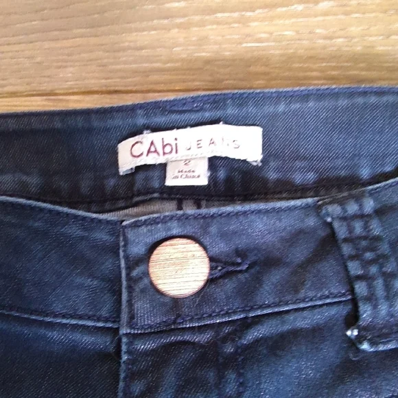 CAbi Dark Blue Wide Leg Jeans - Picture 2 of 9